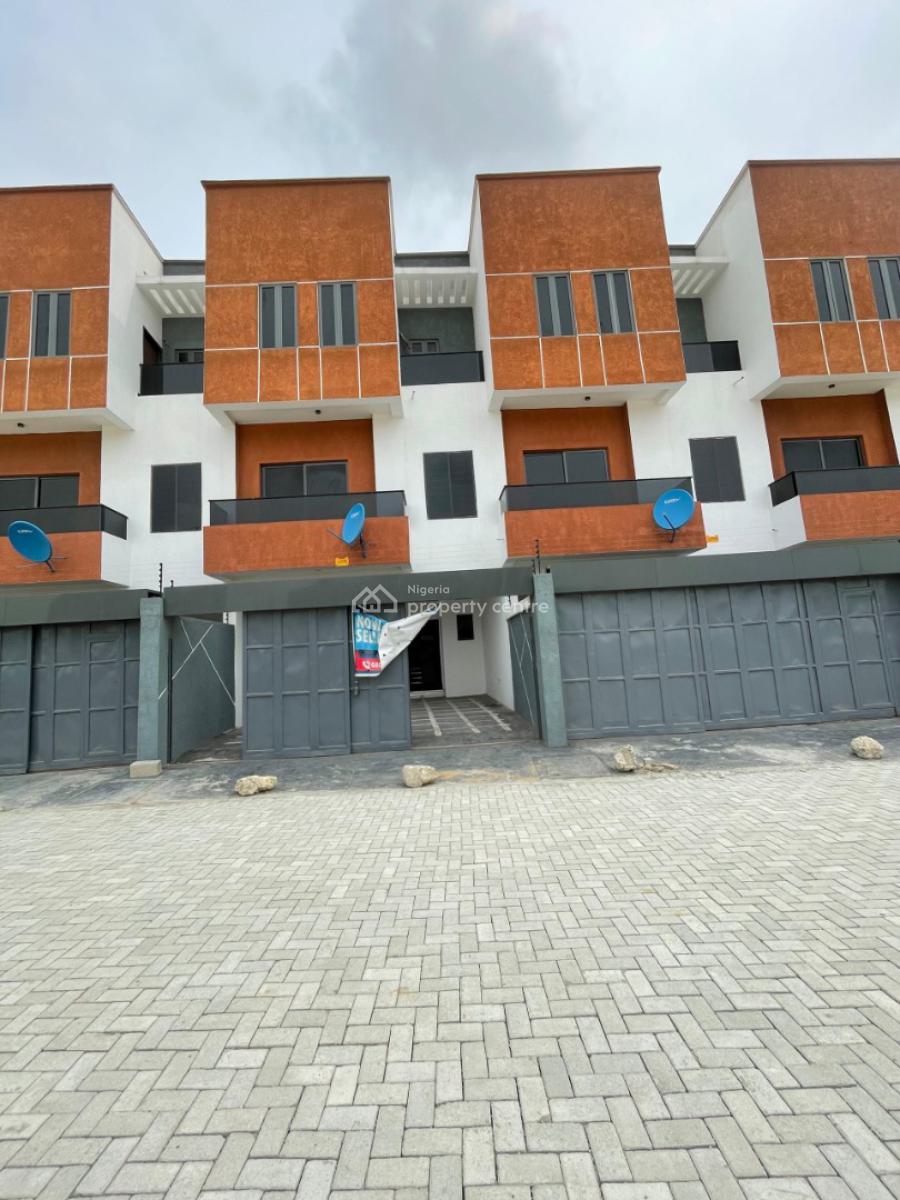 4bedroom Self Compound Terrace Duplex W/ Bq & Ante Room on Two Floors, Lekki Phase 1, Lekki, Lagos, Terraced Duplex for Sale