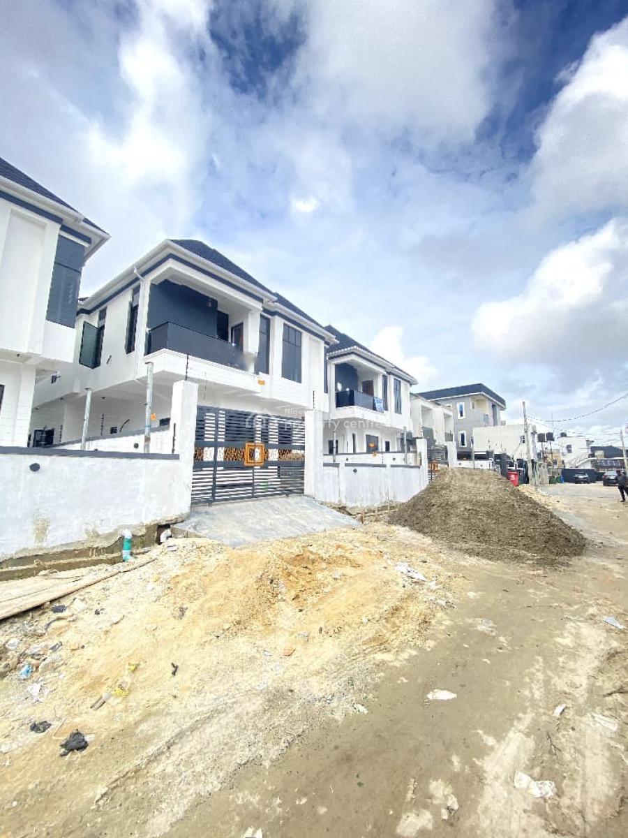 Newly Built 5 Bedroom Terrace Duplex with Bq in a Secure Estate, Sangotedo, Ajah, Lagos, Terraced Duplex for Sale