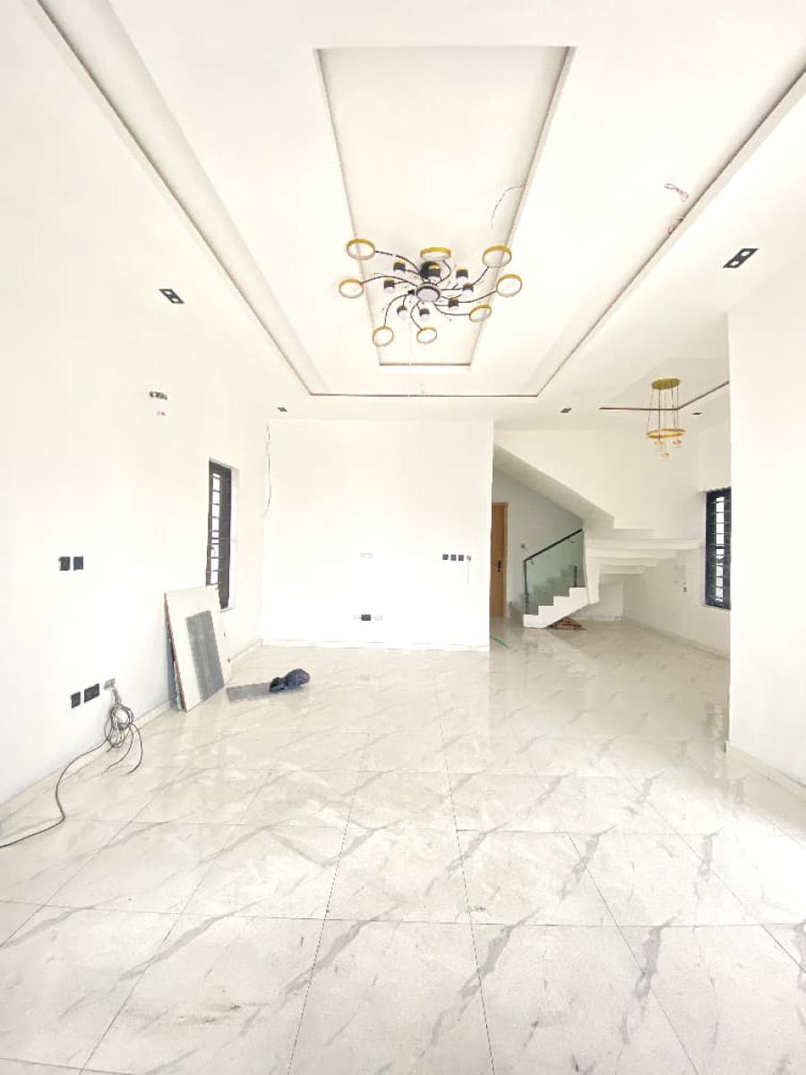Newly Built 5 Bedroom Terrace Duplex with Bq in a Secure Estate, Sangotedo, Ajah, Lagos, Terraced Duplex for Sale