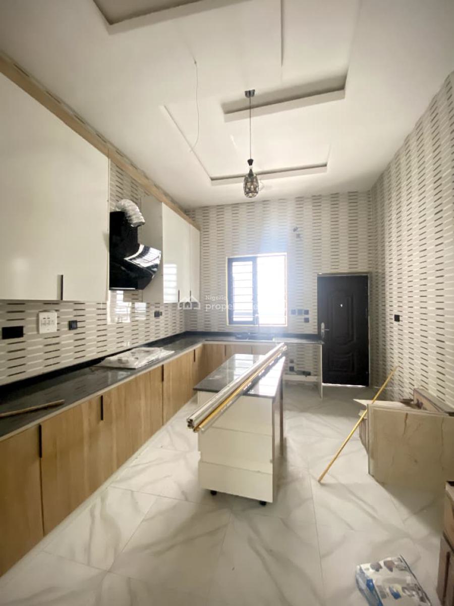 Newly Built 5 Bedroom Terrace Duplex with Bq in a Secure Estate, Sangotedo, Ajah, Lagos, Terraced Duplex for Sale