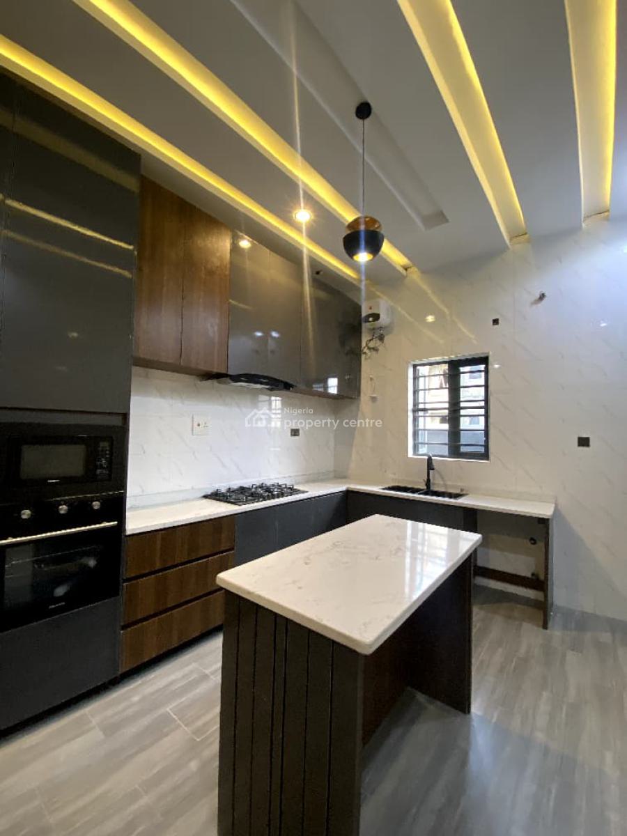 Newly Built 4 Bedroom Terrace Duplex with Bq in a Secure Estate, Sangotedo, Ajah, Lagos, Terraced Duplex for Sale