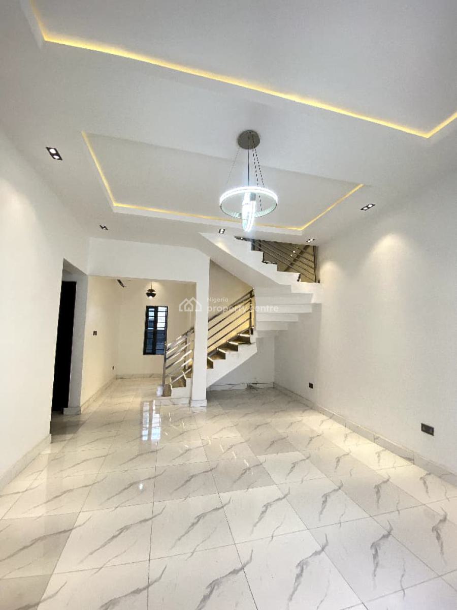 Newly Built 4 Bedroom Terrace Duplex with Bq in a Secure Estate, Sangotedo, Ajah, Lagos, Terraced Duplex for Sale