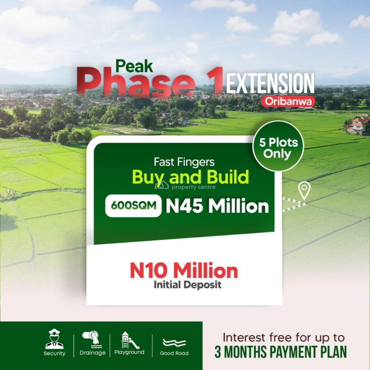 Peak Bungalow Phase One Extension, Oribanwa, Ibeju Lekki, Lagos, Residential Land for Sale