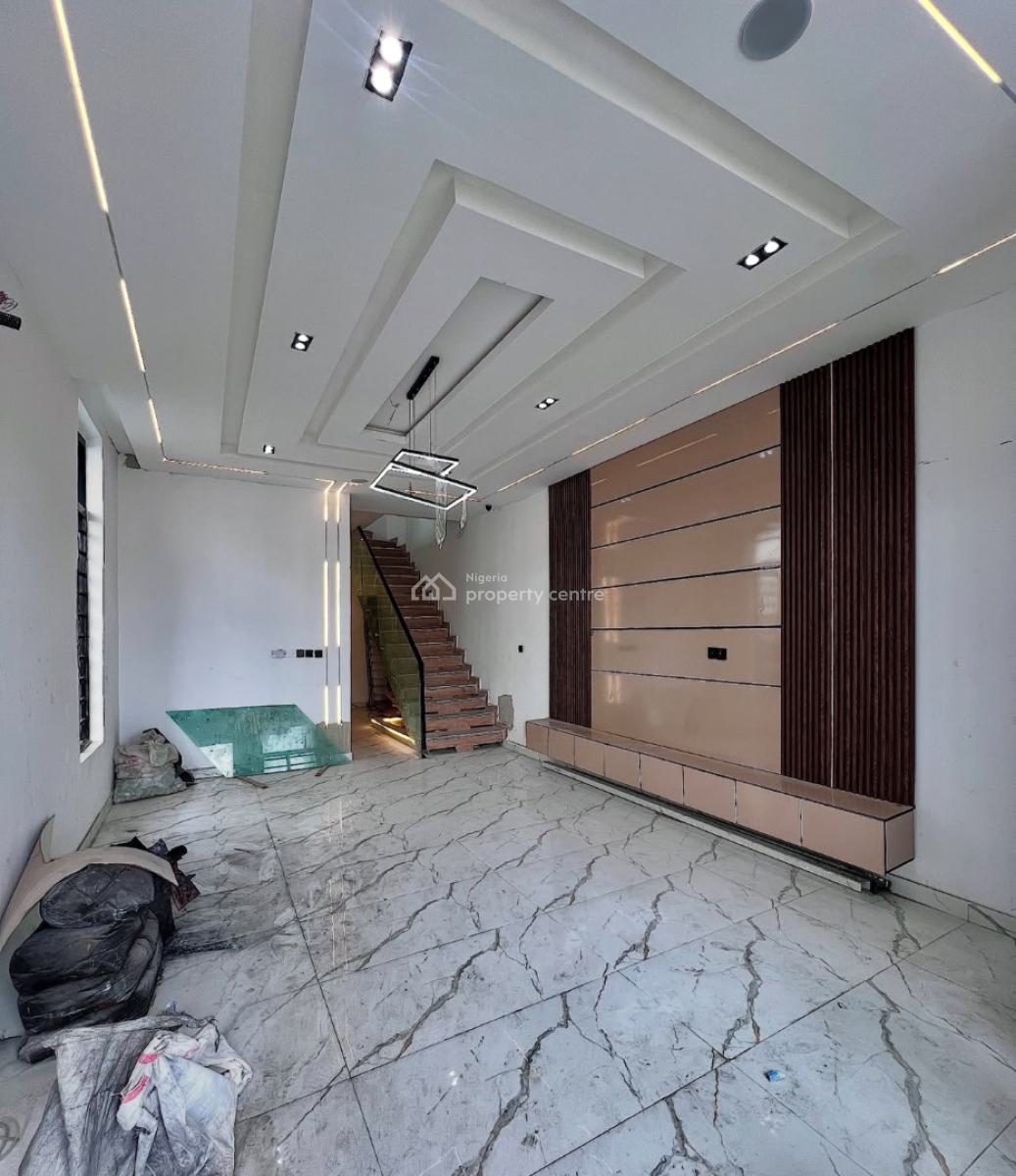 Contemporary 4 Bedroom Semi-detached Duplex with Bq, Secure Estate at Ikota Lekki, Ikota, Lekki, Lagos, Semi-detached Duplex for Sale