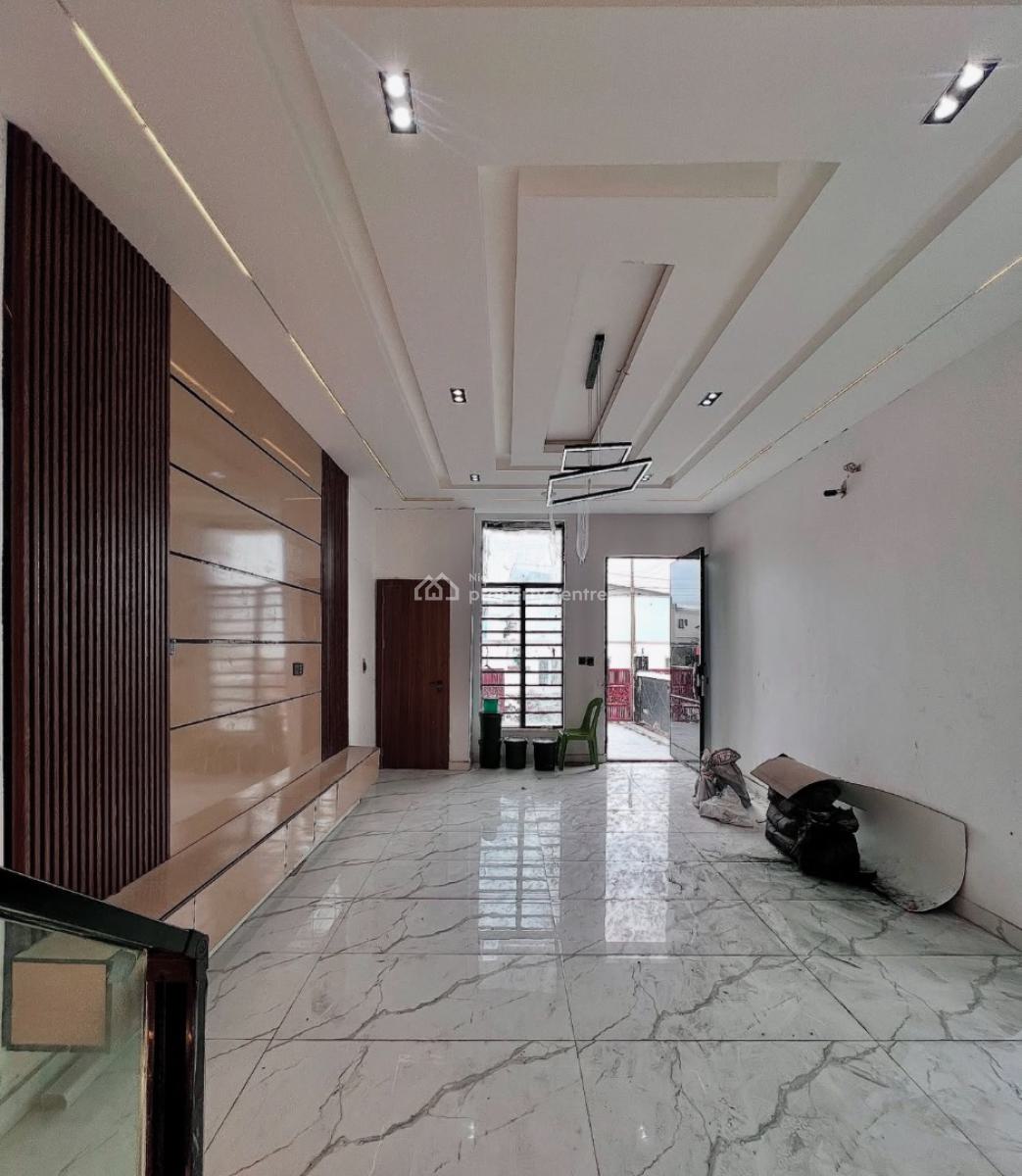 Contemporary 4 Bedroom Semi-detached Duplex with Bq, Secure Estate at Ikota Lekki, Ikota, Lekki, Lagos, Semi-detached Duplex for Sale