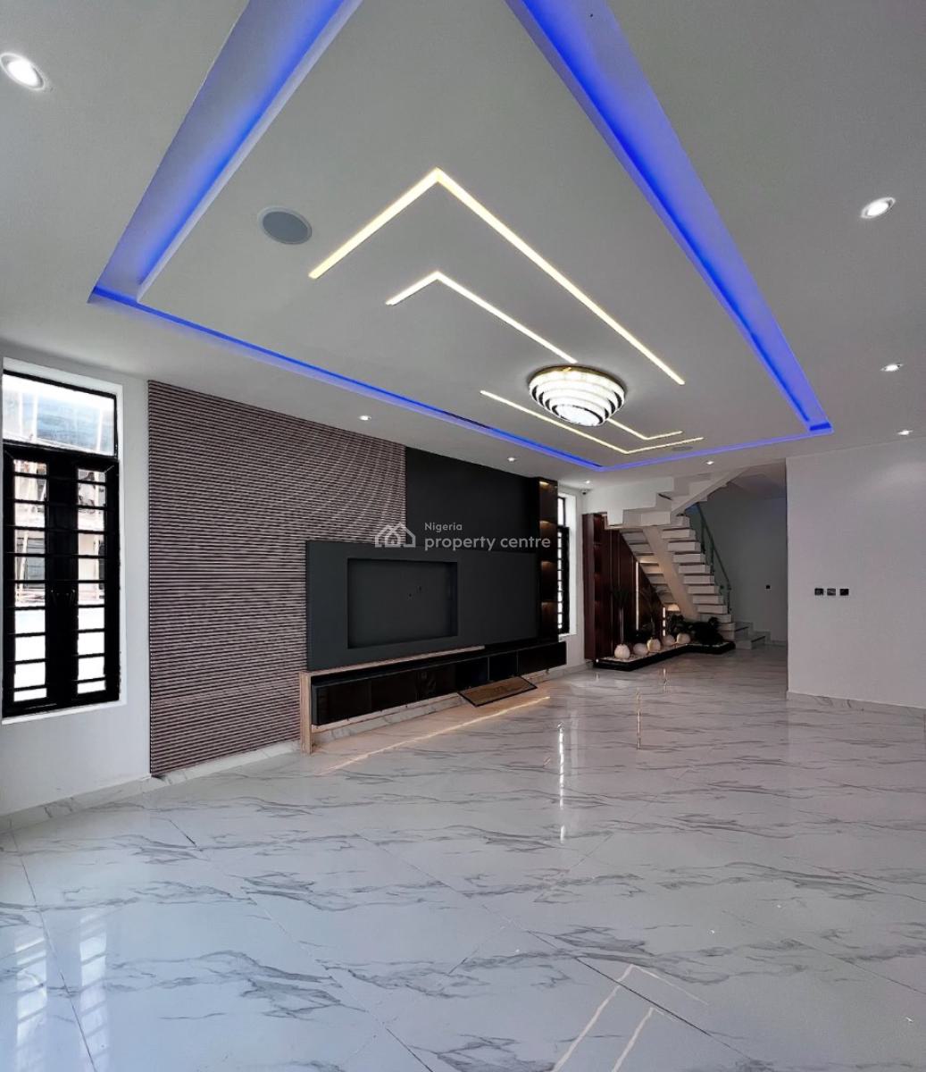 5 Bedroom Fully Detached Home, Pool ,cinema, Gym Etc, Secure Estate at Chevron Lekki, Lekki, Lagos, Detached Duplex for Sale