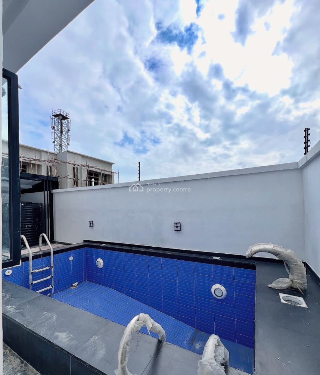 5 Bedroom Fully Detached Home, Pool ,cinema, Gym Etc, Secure Estate at Chevron Lekki, Lekki, Lagos, Detached Duplex for Sale