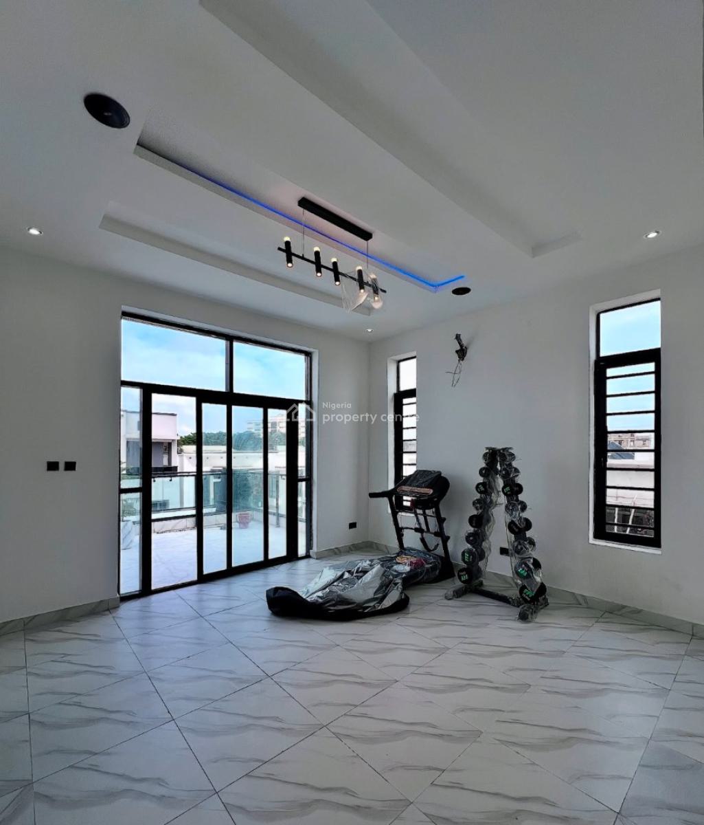 5 Bedroom Fully Detached Home, Pool ,cinema, Gym Etc, Secure Estate at Chevron Lekki, Lekki, Lagos, Detached Duplex for Sale