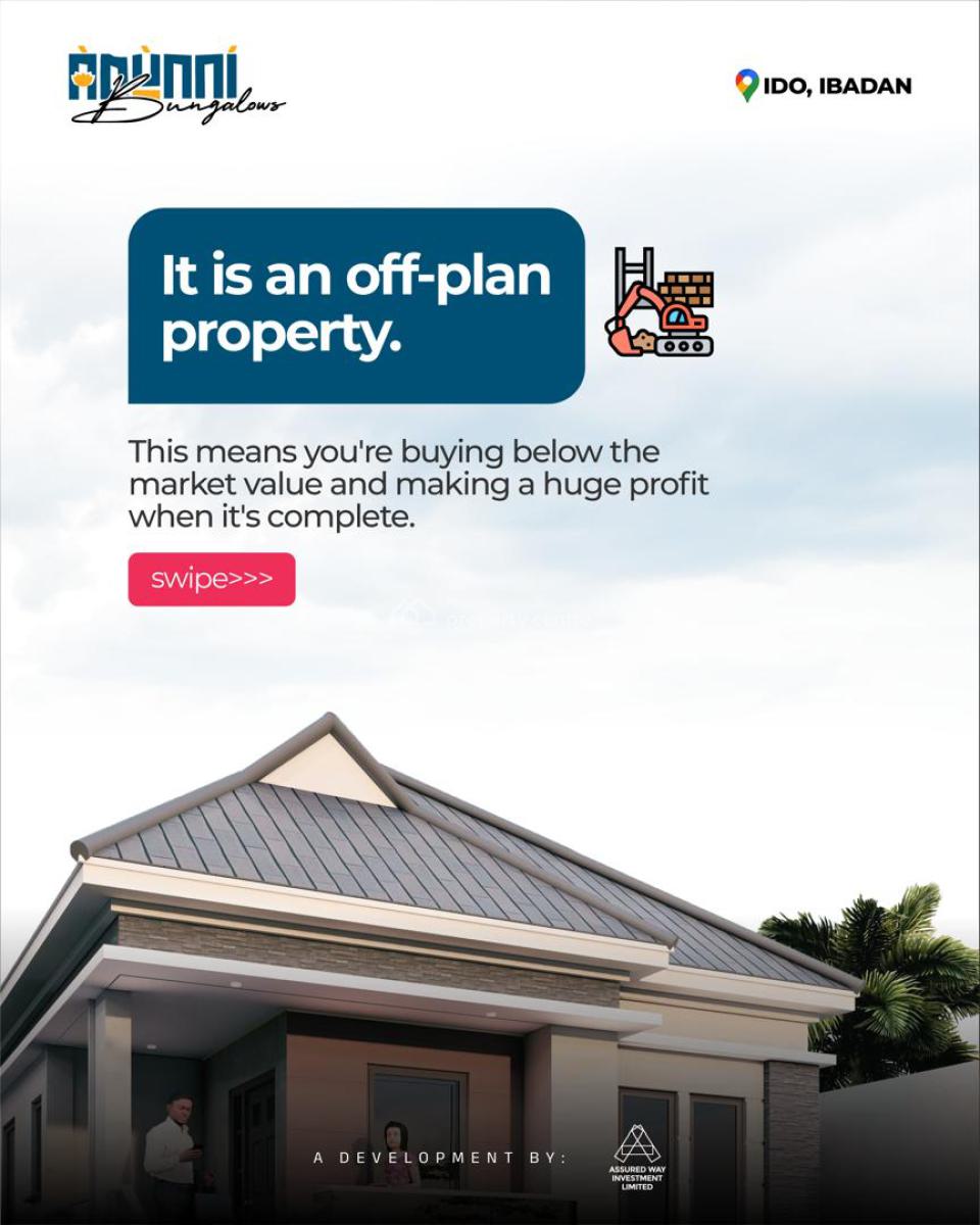 Luxury Bedroom Bungalow for Your Family, Ido, Oyo, Detached Bungalow for Sale