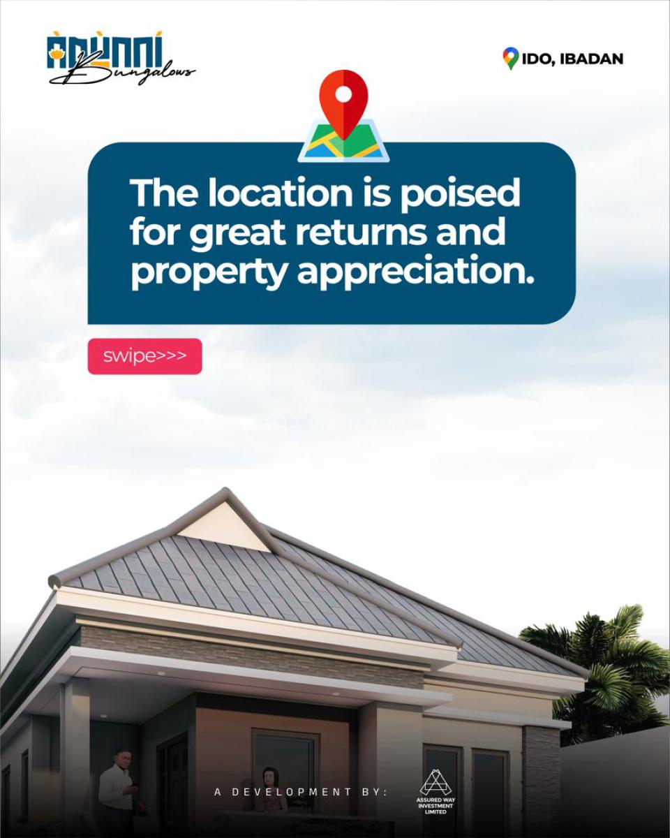 Luxury Bedroom Bungalow for Your Family, Ido, Oyo, Detached Bungalow for Sale