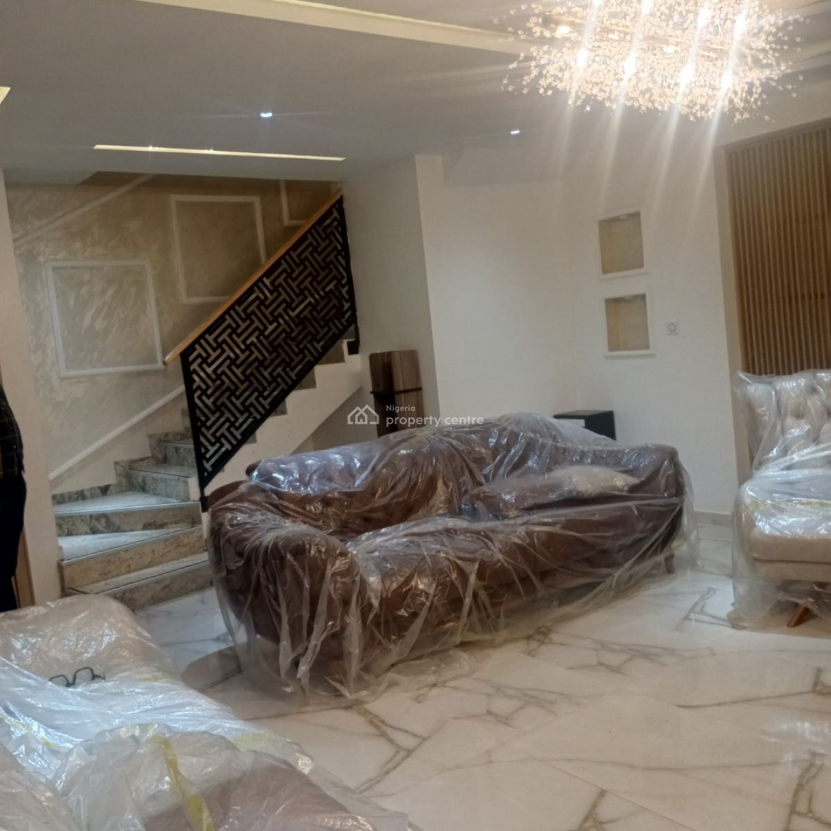 Fully Furnished 4 Bedroom Terrace Duplexe (corner Piece), Brains and Hammers, Life Camp, Abuja, Terraced Duplex for Sale