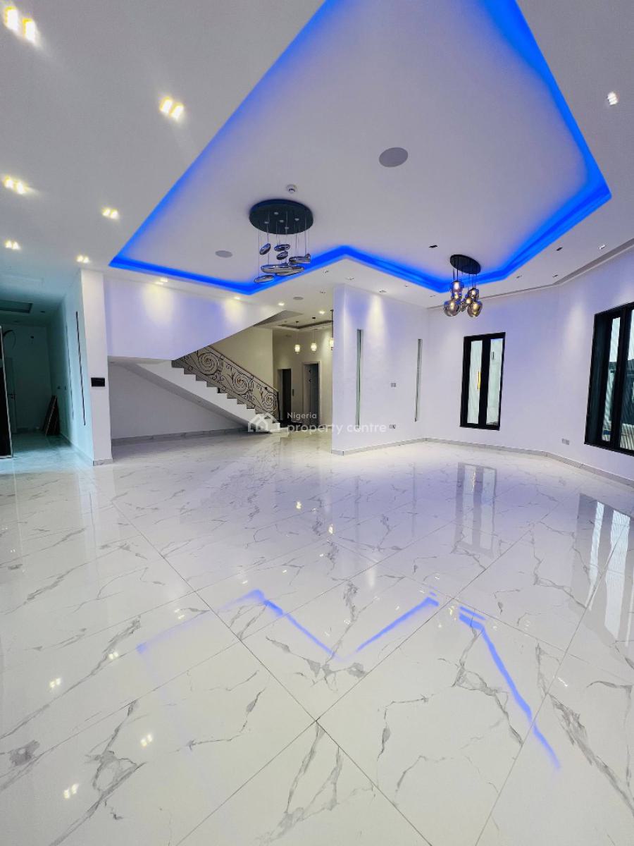 6 Bedroom Fully Detached Duplex + 2bq with Cinema,rooftop Terrace & Po, in a Gated and Secured Estate, Osapa, Lekki, Lagos, Detached Duplex for Sale