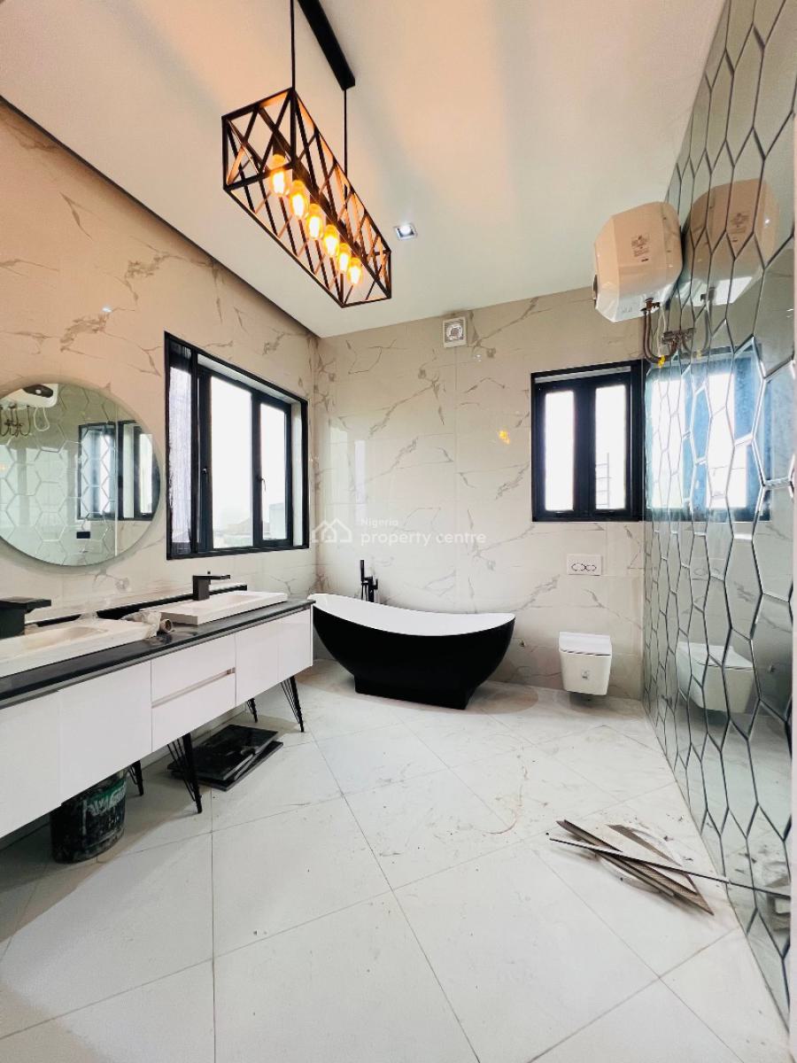 6 Bedroom Fully Detached Duplex + 2bq with Cinema,rooftop Terrace & Po, in a Gated and Secured Estate, Osapa, Lekki, Lagos, Detached Duplex for Sale