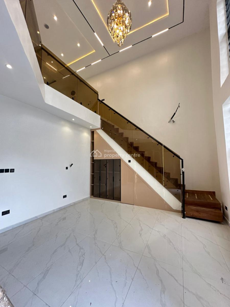 Contemporary Spacious 5 Bedroom Fully Detached Duplex with Bq, Chevron, Lekki, Lagos, Detached Duplex for Sale