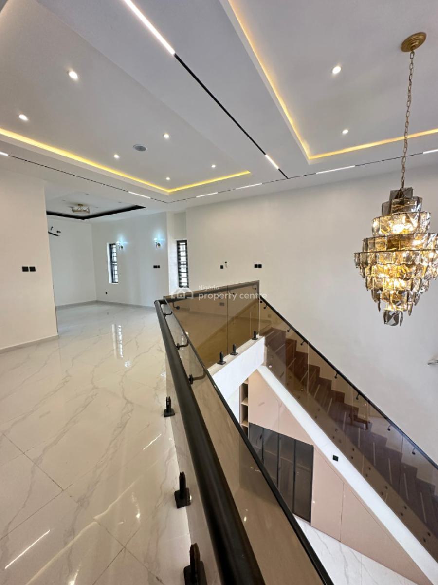 Contemporary Spacious 5 Bedroom Fully Detached Duplex with Bq, Chevron, Lekki, Lagos, Detached Duplex for Sale