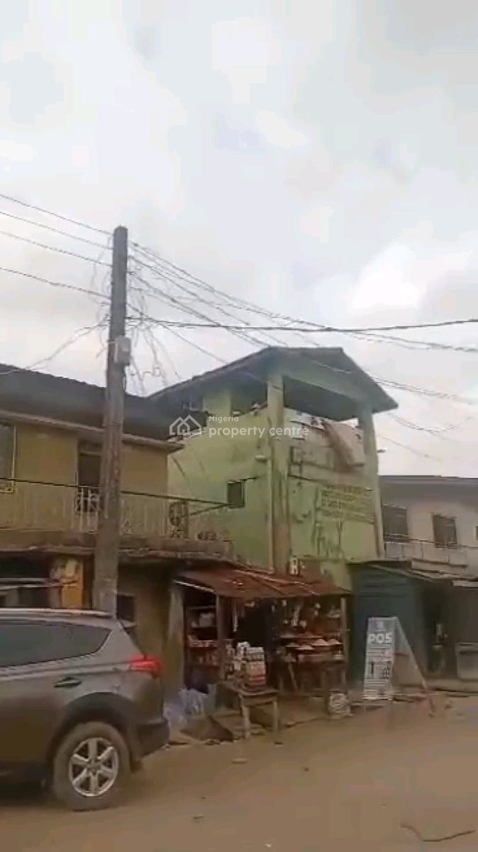 a Storey Building at a Corner Piece, Off Ilaje Road, Bariga, Shomolu, Lagos, Block of Flats for Sale