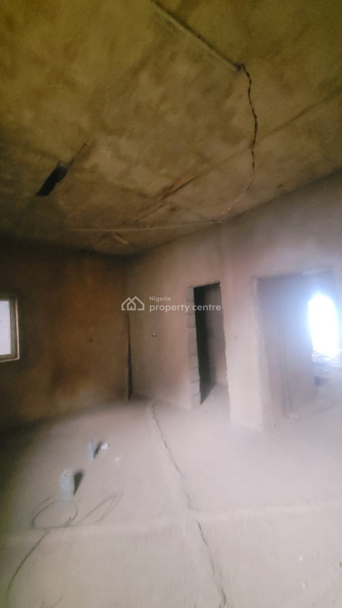Massive Luxurious 4 Bedroom Terrace Duplex Carcass, Shafa Filling Station, Wuye, Abuja, Terraced Duplex for Sale