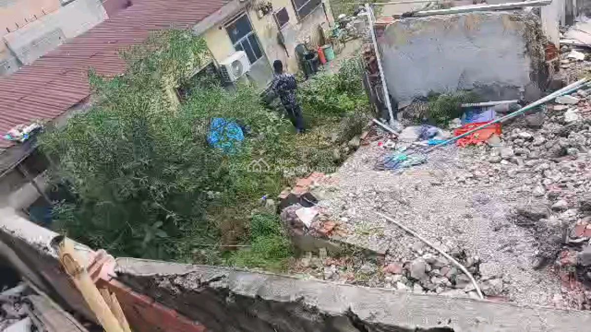 Land Measuring 411sqm in a Well Secured Environment, Funmilayo Onaronke Street, Chemist Bus Stop By Total Filling Station, Akoka, Yaba, Lagos, Land for Sale