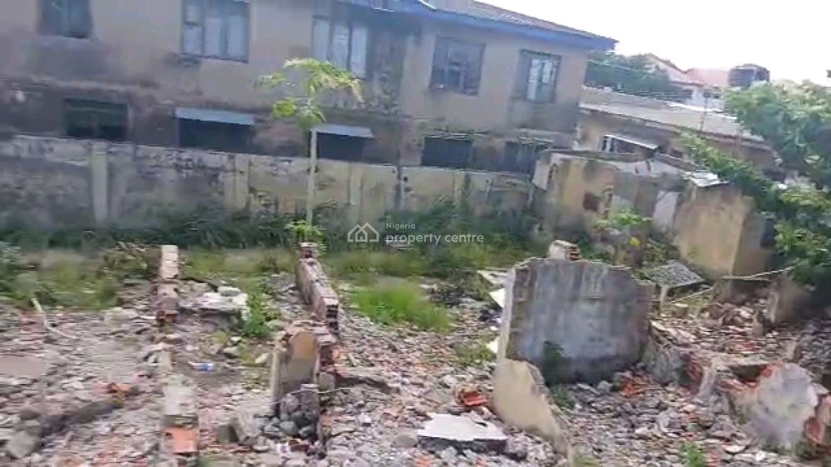 Land Measuring 411sqm in a Well Secured Environment, Funmilayo Onaronke Street, Chemist Bus Stop By Total Filling Station, Akoka, Yaba, Lagos, Land for Sale