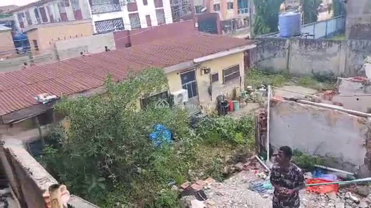 Land Measuring 411sqm in a Well Secured Environment, Funmilayo Onaronke Street, Chemist Bus Stop By Total Filling Station, Akoka, Yaba, Lagos, Land for Sale