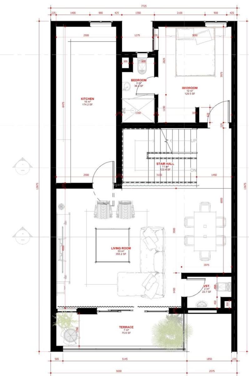 4bedroom Duplex, Ahmadu Bello Way, Victoria Island (vi), Lagos, Terraced Duplex for Sale