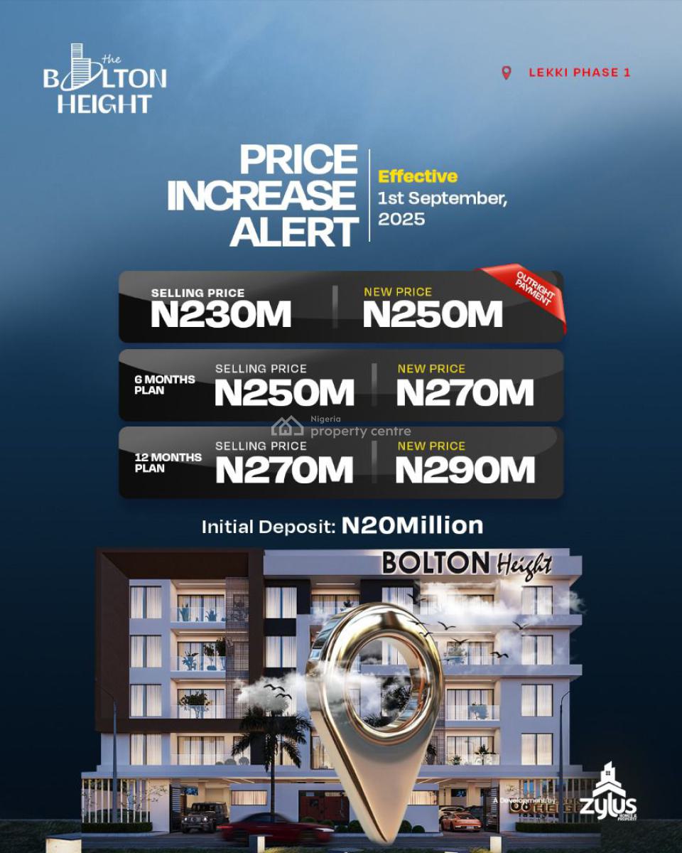 Off-plan Luxury 2 Bedroom Apartment. Pay Small-small, Lekki Phase 1, Lekki, Lagos, Flat / Apartment for Sale