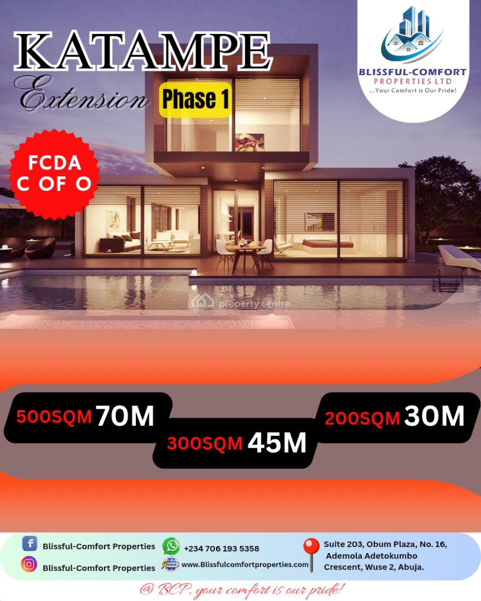 Katampe Extension 1 Estate Plot, Behind Paradise Estate ‎close to Promise Land and Mshel, Katampe Extension, Katampe, Abuja, Residential Land for Sale
