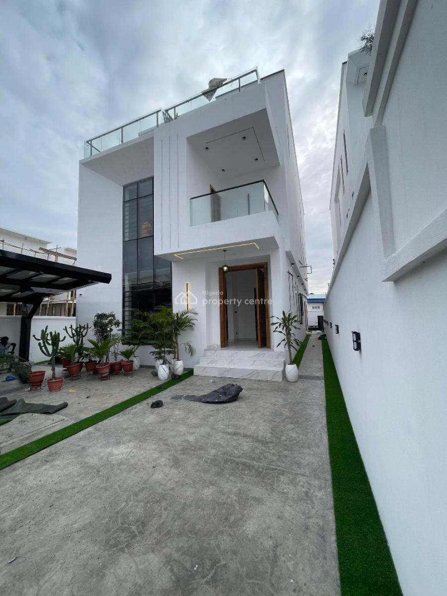 Spacious 5 Bedroom Detached Duplex with a Bq, Chevron, Lekki, Lagos, House for Sale