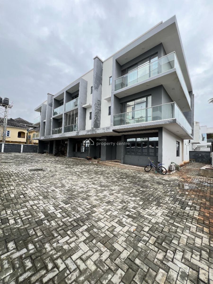 Exquisite 4 Bedroom Terrace Duplex with a Bq, Chevron, Lekki, Lagos, House for Sale