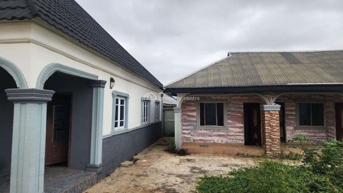 3 Bedroom Bungalow & 1-bed Mini-flat with a Room Self-contain, De Anchor Event Centre, Ado-ekiti, Ekiti, House for Sale