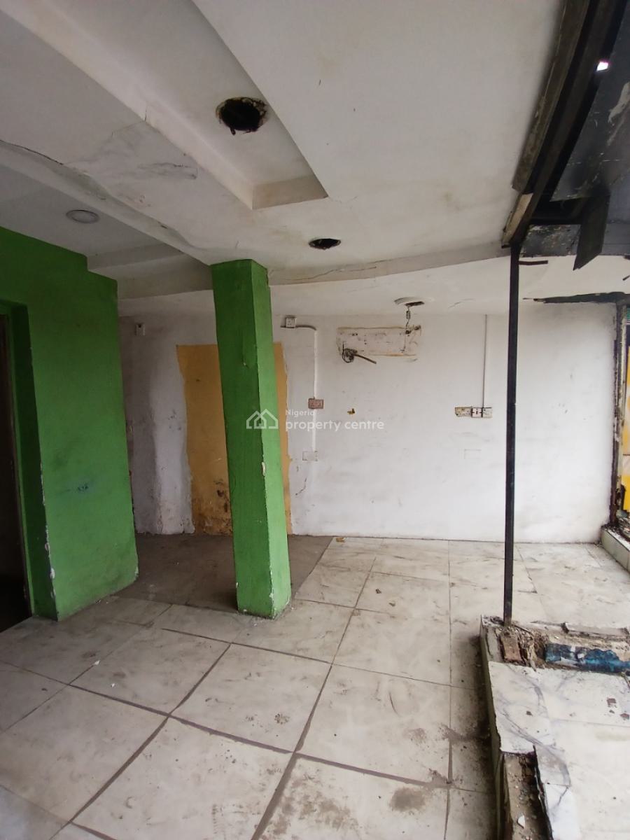 a Shop Downstairs with Large Space Along Facing Road, Ado Road, Ajah, Lagos, Shop for Rent