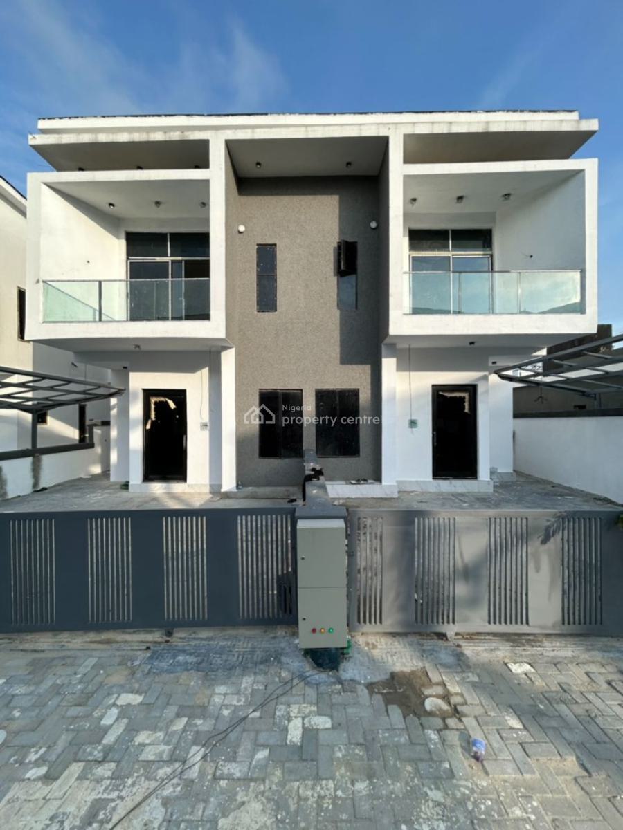 4 Bedroom Semi Detached Duplex Available, Chevron, Lekki, Lagos, Semi-detached Duplex for Sale