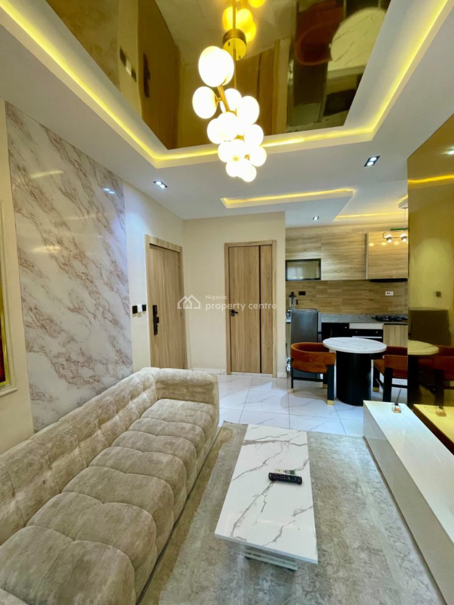 Seaview 1 Bedroom with Double Balcony, Ologolo, Lekki, Lagos, Flat / Apartment Short Let