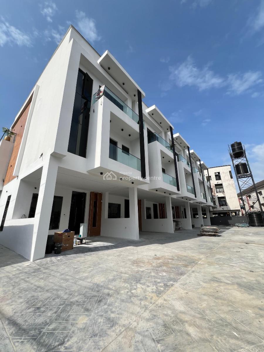 6 Units of Brand New 4 Bedroom Terrace Duplex with Bq, Osapa, Lekki, Lagos, Terraced Duplex for Sale