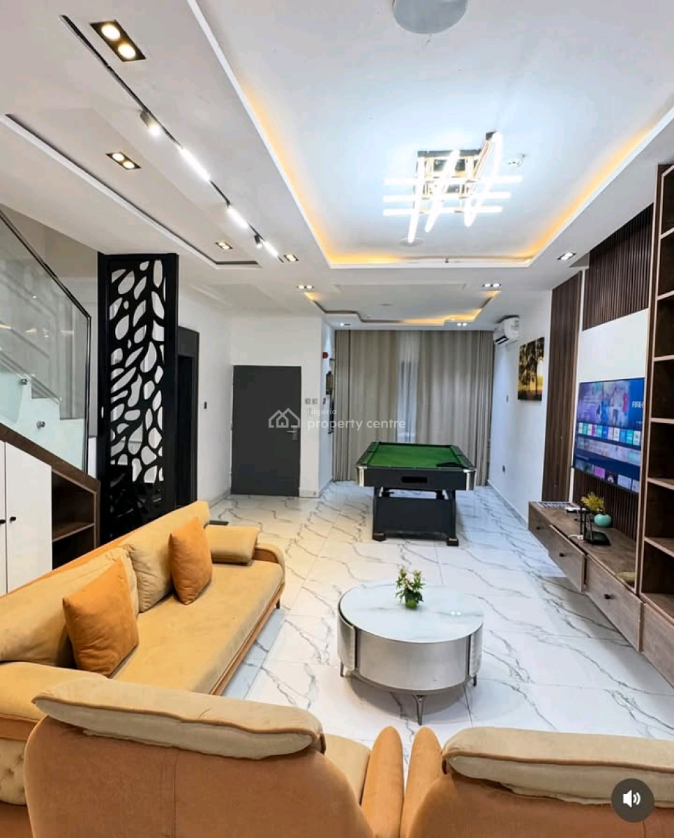 Distress  Dealluxury Furnished 4 Bedroom Terrace Duplex Just One, Katampe, Abuja, House for Sale