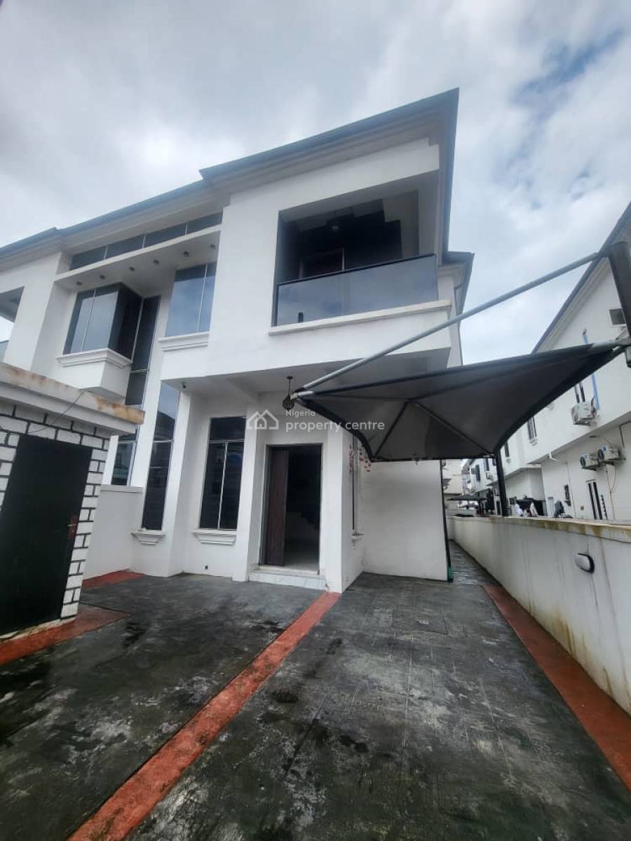 Specious Well Built 4 Bedroom Semi Detached Duplex with Bq, Chevron, Lekki Phase 2, Lekki, Lagos, Semi-detached Duplex for Rent