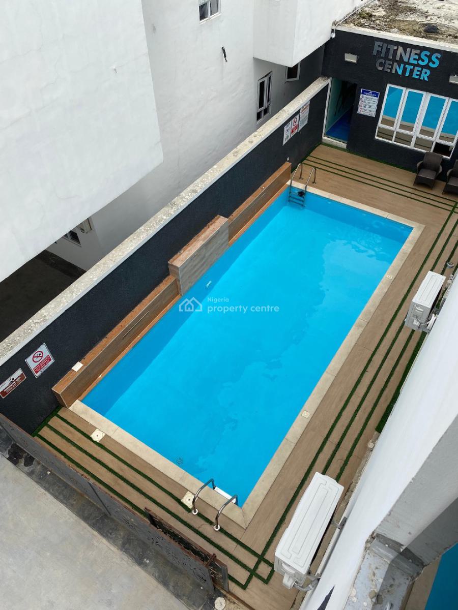 Spacious 2 Bedroom Flat with 3 Balconies  Comes with a Swimming Pool, Ikate Right, Ikate Elegushi, Lekki, Lagos, Flat / Apartment for Rent