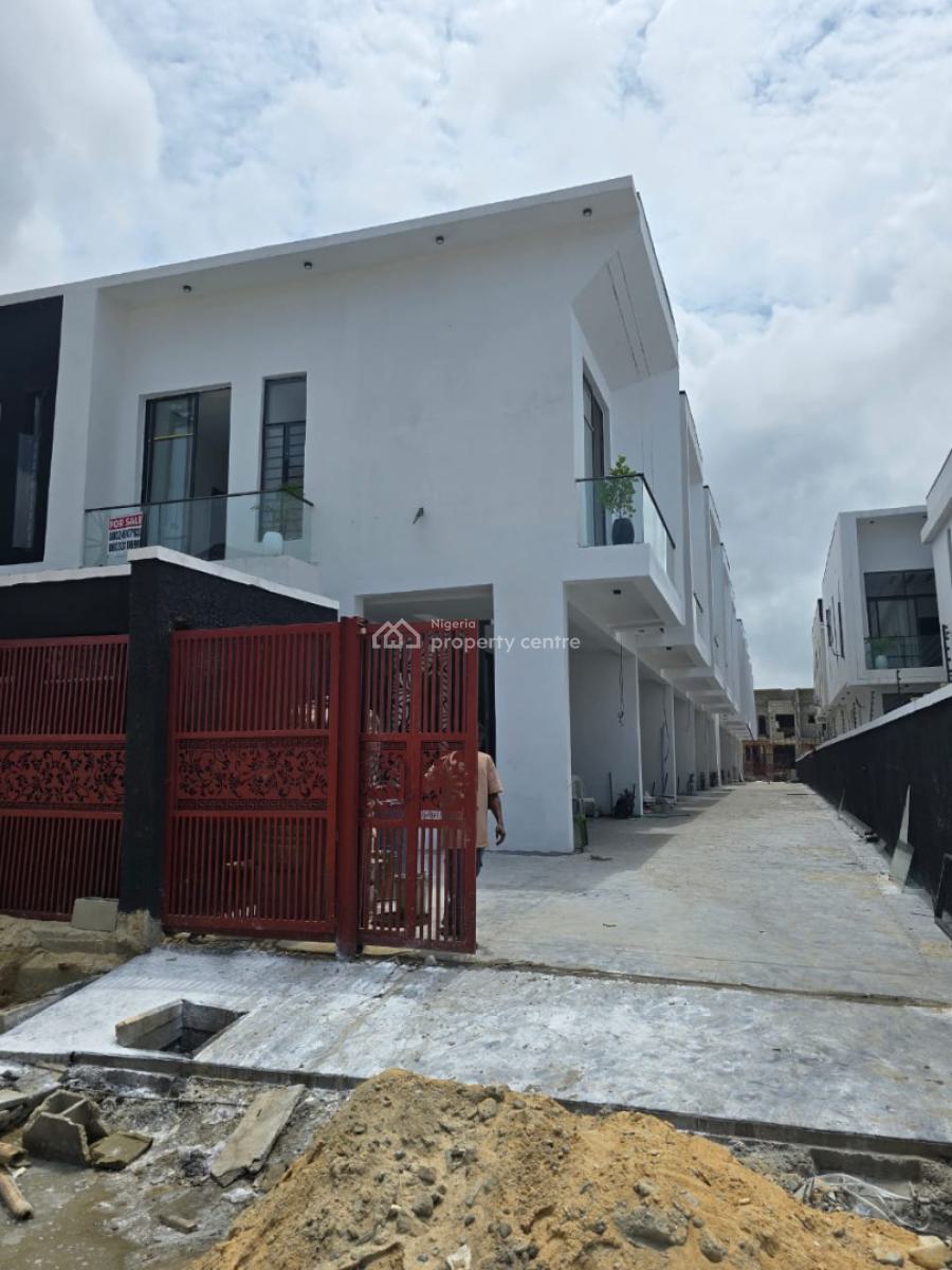 4 Bedroom Terrace with Bq -- Governors Consent, Ikota Gra Extension, Ikota, Lekki, Lagos, Terraced Duplex for Sale