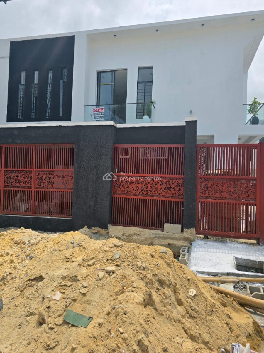 4 Bedroom Terrace with Bq -- Governors Consent, Ikota Gra Extension, Ikota, Lekki, Lagos, Terraced Duplex for Sale