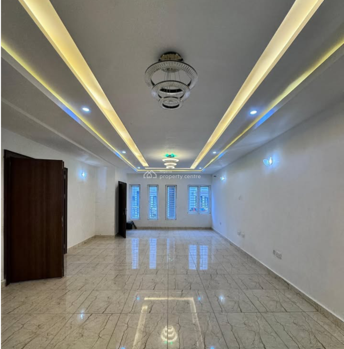 New 5 Bedrooms Terrace Duplex, Family Lounge and Bq, (tarred Roads), Galadimawa, Abuja, Terraced Duplex for Sale