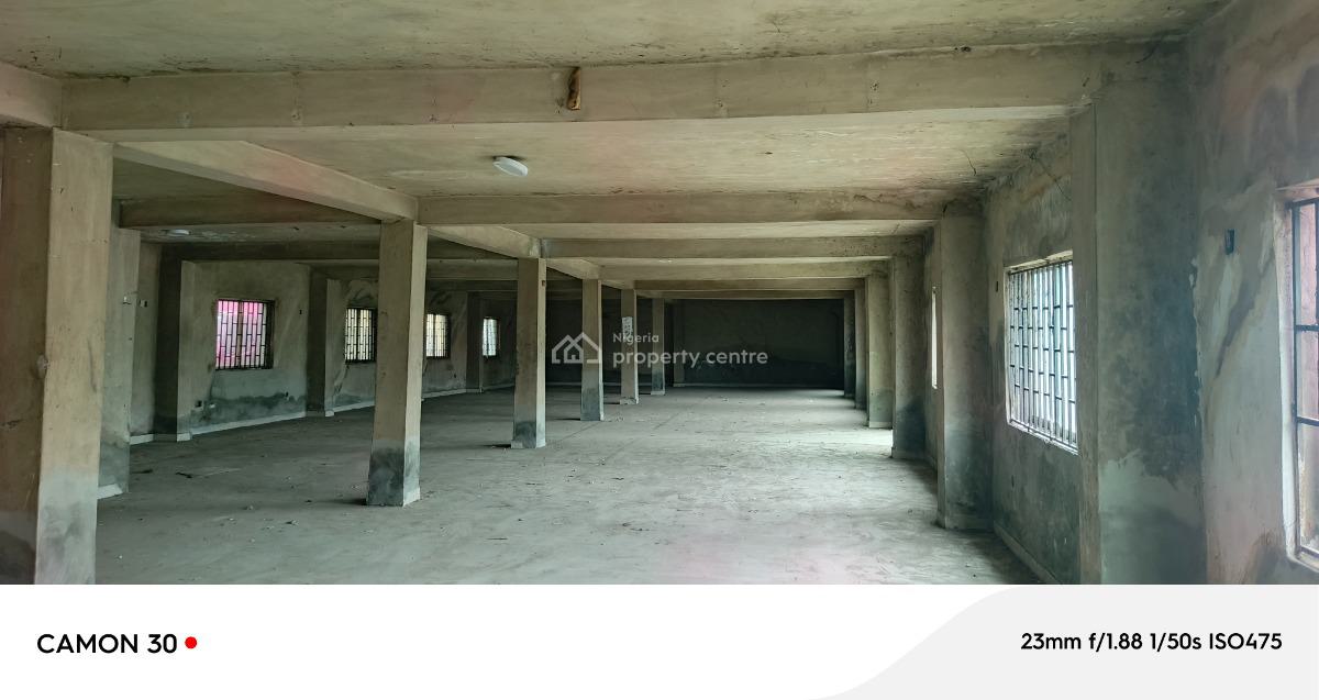 Good 11,000sqft Open Plan Office/storage Warehouse, Off Eric Moore, Surulere, Lagos, Warehouse for Rent