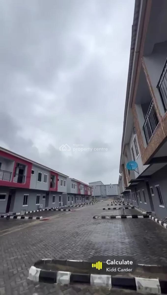 Lovely 3 Bedroom Terrace House with Wardrobes, Shoprite, Sangotedo, Ajah, Lagos, Terraced Duplex for Rent