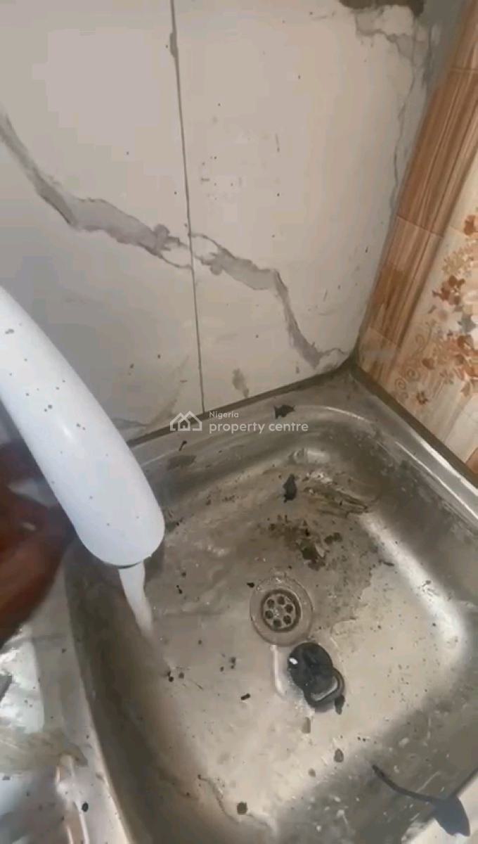 Newly Built Room Self Contain Ground Flat All Tied with Pop and Kitchen Cabinet, Off Diya Street, Gbagada, Lagos, Self Contain (single Rooms) for Rent