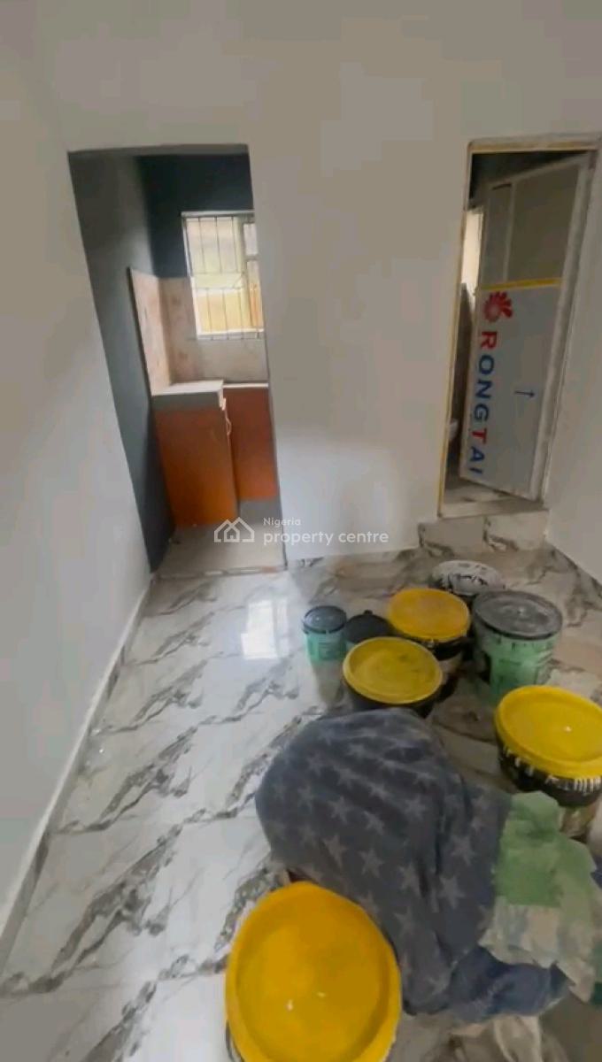 Newly Built Room Self Contain Ground Flat All Tied with Pop and Kitchen Cabinet, Off Diya Street, Gbagada, Lagos, Self Contain (single Rooms) for Rent