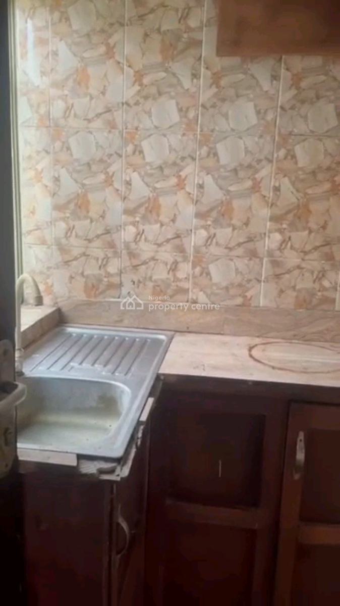 Decent Mini Upflat ,tilled with Kitchen Cabinet in a Well Secured Gate, Owodunni Street, Iwaya, Yaba, Lagos, Mini Flat (room and Parlour) for Rent