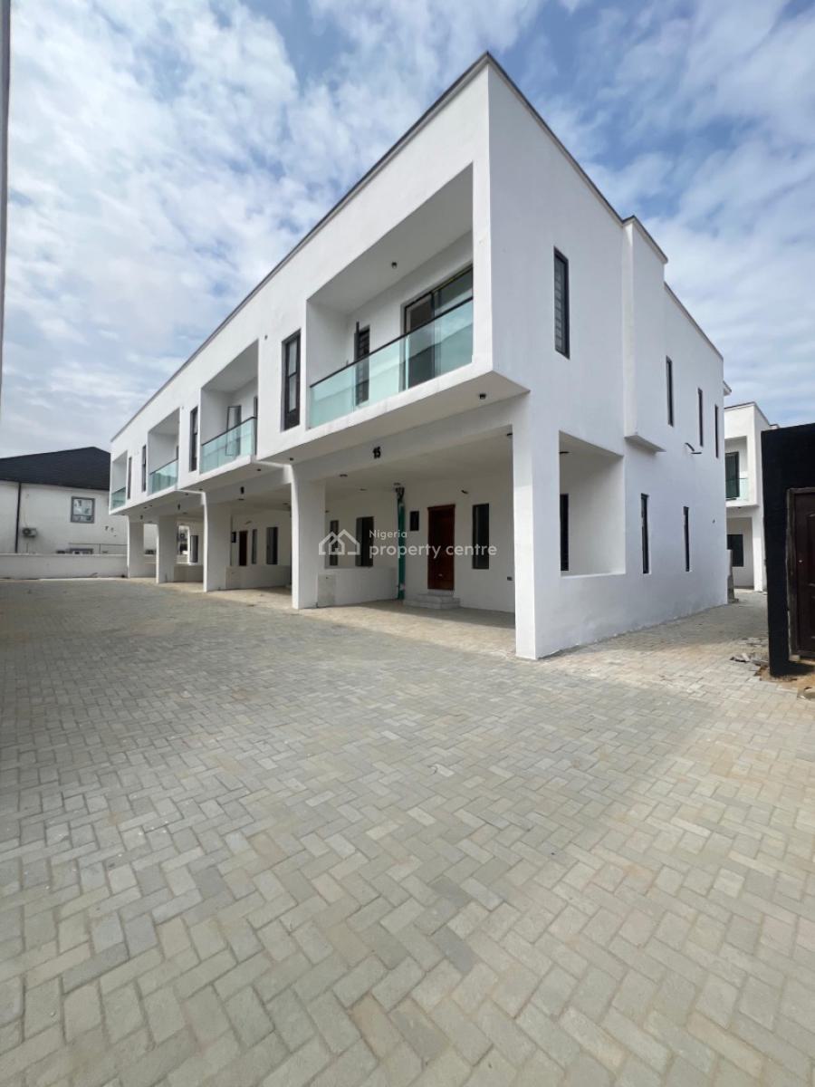 Nicely Finished 4 Bedroom Terrace Duplex Within a Secured Environment, Orchid Road, Lekki, Lagos, Terraced Duplex for Sale