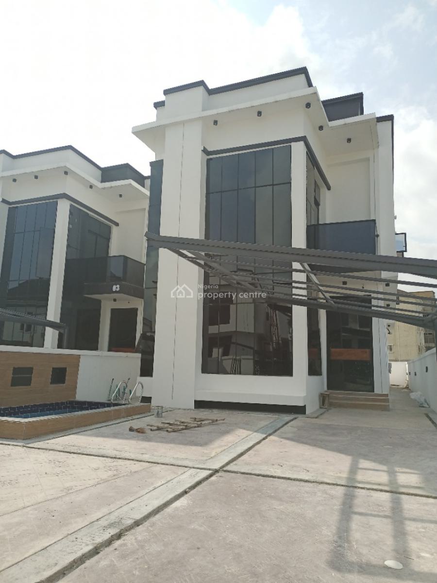 4 Bedroom Terrace Duplex with Spacious Rooms, Orchid Road, Lekki Phase 2, Lekki, Lagos, Terraced Duplex for Sale