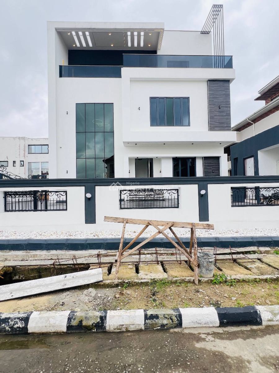 5 Bedroom Fully Detached Duplex + 2bq with Cinema, Rooftop Terrace & Pool, Osapa, Lekki, Lagos, Detached Duplex for Sale