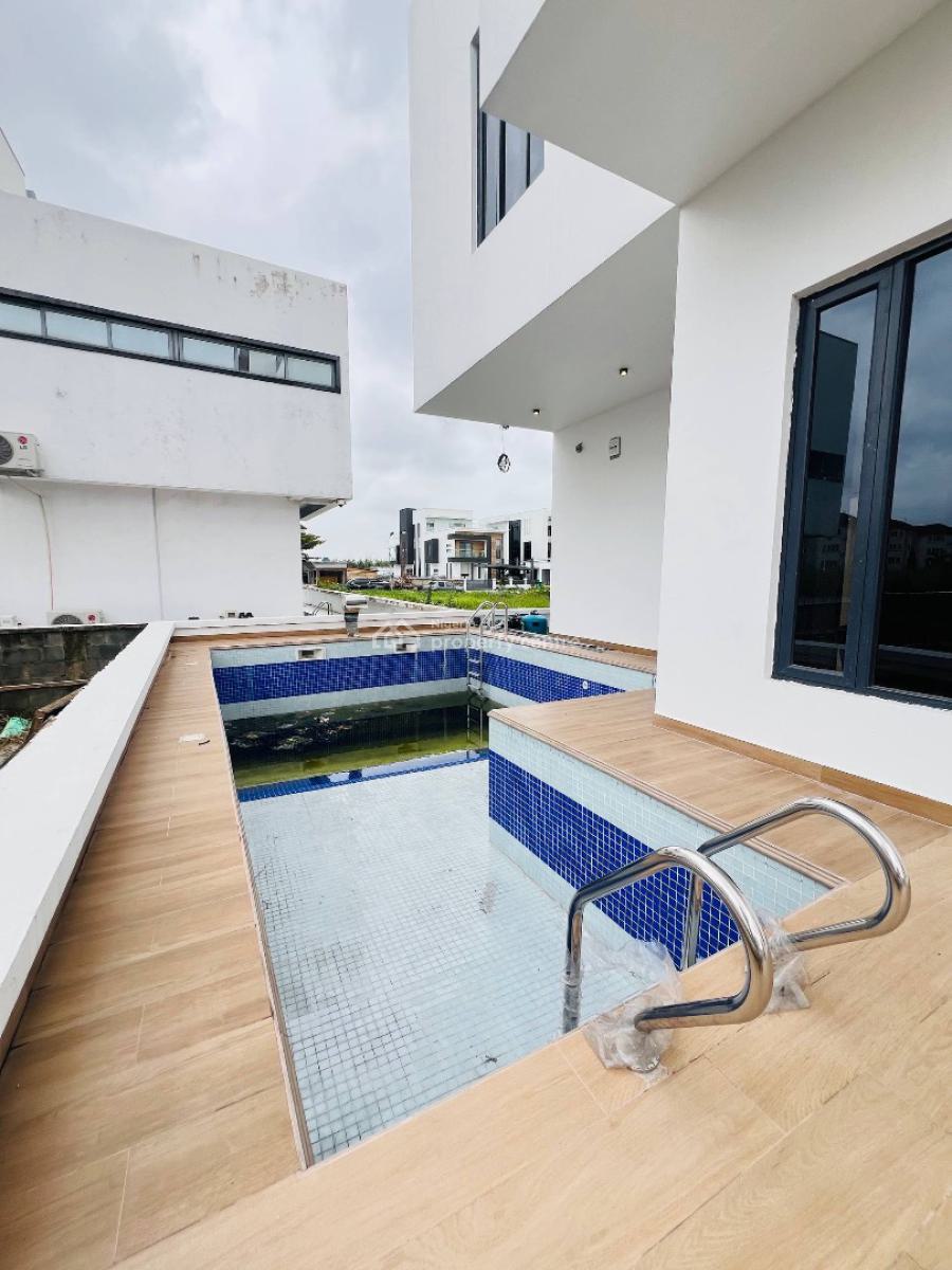 5 Bedroom Fully Detached Duplex + 2bq with Cinema, Rooftop Terrace & Pool, Osapa, Lekki, Lagos, Detached Duplex for Sale