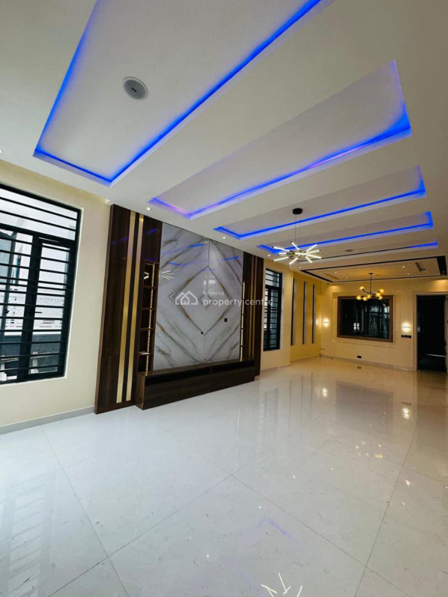 Sophisticated 5 Bedroom Fully-detached Duplex with Pool and Bq, Lekky County, Lekki, Lagos, Semi-detached Duplex for Sale